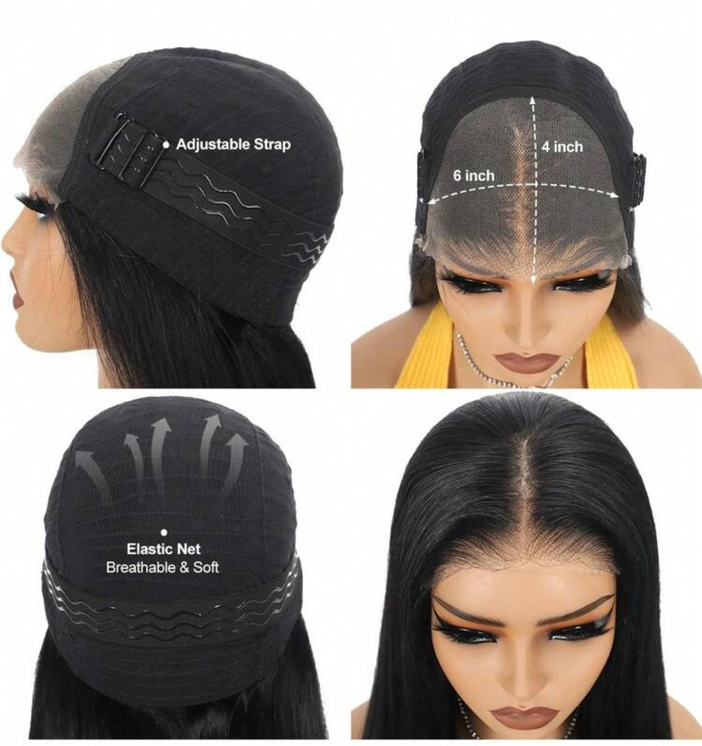 Gloria Straight Glueless Wig(human blend) high quality